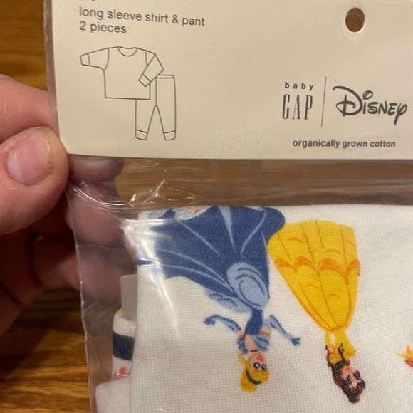 Baby gap Disney Princess 100% organic pj set - Picture 8 of 8